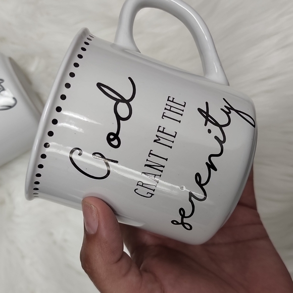 Mugs set inspirational Love and serenity - Picture 3 of 5